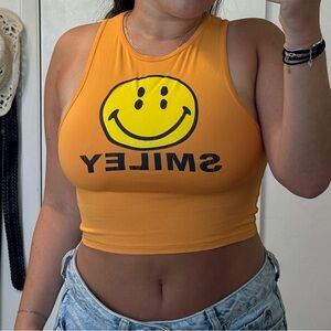 Zara orange tank top size medium